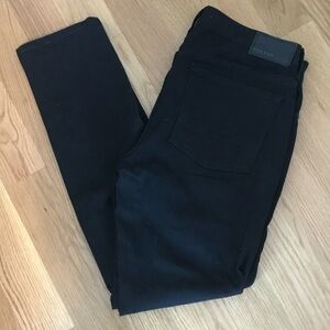 PACSUN Stretch Black Ripped Skinny Jeans